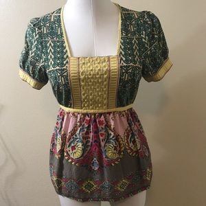 Francesca's Cap Sleeve Blouse